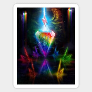 Rainbow Dash Crystallized Magnet